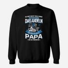 Bulldoggen Papa Sweatshirt, Väterlicher Stolz mit Spruch