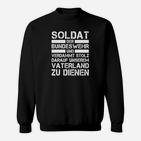 Bundeswehr Stolzer Soldat Sweatshirt