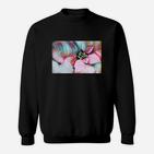 Buntes Blumenmuster Herren Sweatshirt, Sommerliches Freizeit-Oberteil