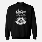 Dartspieler Herren Sweatshirt Schwarz mit Motivspruch