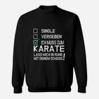 Einzelnes Vergebes Karate- Sweatshirt