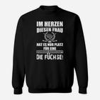 Eishockey Im Herzen Die Füchse Sweatshirt