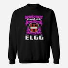 Elgg-Themen-Sweatshirt: Schönheit kommt aus Elgg, Witziges Spruch-Sweatshirt