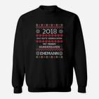 Erstes Weihnachten mit Ehemann 2018 Sweatshirt, Festliches Paar-Outfit
