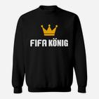 FIFA König Herren Sweatshirt mit Krone-Design, Fußballfan Bekleidung