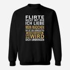 Flirte Nicht Mit Mir November Mädchen Sweatshirt