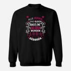 Frauen 1990 Geburtsjahr Motto Schwarzes Sweatshirt, Beste Geburtstag Tee