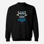 Gamer Sweatshirt Ich bin Zocker, Sohn mit Highscore, Schwarzes Gaming-Sweatshirt