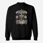 Geburt von Legenden 1961 Sweatshirt, Vintage Jubiläums-Sweatshirt mit Wunschjahr