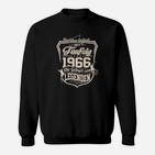 Geburt von Legenden 1966 Sweatshirt, Schwarzes Retro Herren Tee