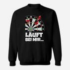 Gesschenkidee Dart Lälft Bei Mir Sweatshirt