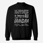 Glück Ist Oma zu Sein Sweatshirt, Lustiges Motiv für Großmütter