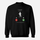 Herren Sweatshirt Fußball-Notruf, Witziges Design für Fußballfans