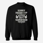 Herren Sweatshirt Wassermann-Mädchen Besetzt, Lustiges Spruch Sweatshirt