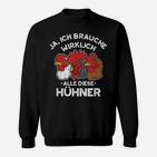 Hhner F H Jhner Flationer Lustiges Huh Sweatshirt