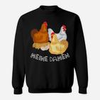 Hhner Fr Huhn Bauern Hhnerbauer Sweatshirt