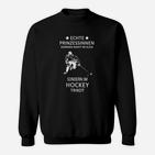 Hockey-Prinzessinnen Sweatshirt, Trikot-Design für wahre Prinzessinnen