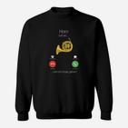 Horn Musiker Sweatshirt, Lustiges Horn ruft an Design