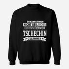 Humorvolles Partnerschafts-Sweatshirt, Beziehung mit Tschechin Motiv