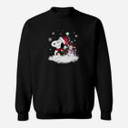 Hunde-Lustiger Schnee-Weihnachtss- Sweatshirt