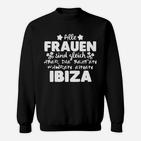 Ibiza-Liebhaber Damen Sweatshirt: Beste fahren Ibiza, Frauen-Spruch Tee