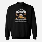 Ich Bin Gerne Imker Lustiges Bienen-Sweatshirt für Imkerei-Begeisterte