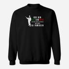 Ich Bin Italiener La Famiglia Motiv Sweatshirt für Herren