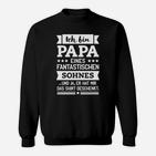 Ich Bin PAPA Fantastischen Sohnes Sweatshirt, Humorvolles Vatertags-Sweatshirt