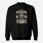 Jahrgang 1993 Geburt von Legenden Sweatshirt, Vintage-Stil Tee für Geburtstage