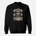 Januar 1979 Legendengeburtstag Sweatshirt im Vintage-Stil