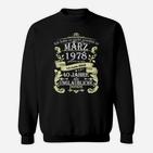 Jubiläums-Sweatshirt 40 Jahre Unglaubliche Person mit Personalisierung nach Geburtsmonat