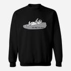 König des Ozeans Sweatshirt, Schwarzes mit Seelöwen-Design