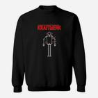 Kraftwerk Inspiriertes Roboter Design Sweatshirt Schwarz, Musik Fan Tee