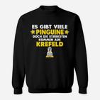 Krefeld Stolz Pinguine Fan Sweatshirt, Lokalpatriotisches Design