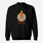 Krieger Karotte Lustiges Gemüse-Motiv Sweatshirt, Witziges Design
