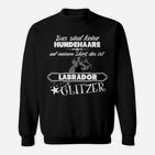 Labrador Glitzer Sweatshirt für Hundeliebhaber, Spruch Design