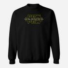 Lässiges 'Pew Pew Pew' Grafik Sweatshirt, Bequemes Freizeitshirt