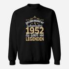 Legenden 1952 Jubiläums-Sweatshirt, Ideal zum 70. Geburtstag