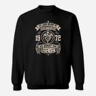 Legenden von 1972 Sweatshirt, Vintage Geburtjahrgangs Tee