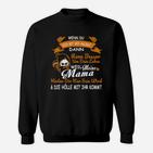 Lustiges Biker Mama Sweatshirt, Motorradfans Spruch-Design