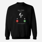 Lustiges BMX-Fahrrad Sweatshirt mit coolem Spruch, Schwarz für Radfahrer