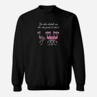 Lustiges Flamingo-Sweatshirt mit individuellem Spruch für Gruppen