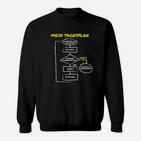 Lustiges Flowchart T Sweatshirt Mein Tagesplan für Herren, Witziges Design