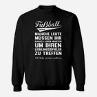 Lustiges Fußball-Mama Sweatshirt Lieblingsspieler Geboren Für Mütter