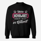 Lustiges Hovawart Sweatshirt - Er sabbert nicht, er glitzert, Fan-Sweatshirt für Hundefreunde