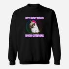 Lustiges Mops Sweatshirt Bitte Nicht Stören - Gestört Genug für Hundefreunde