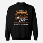 Lustiges Oma Fan Sweatshirt, Piratenschädel und Spruch Design