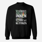 Lustiges Ortsschild Sweatshirt Schönheit kommt aus Küttigen, Spaßiges Design