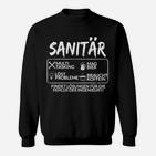 Lustiges Sanitär-Motiv Sweatshirt, Multitasking Klempner Humor