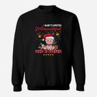 Lustiges Schwangerschafts-Weihnachtsshirt, Babys Erstes Weihnachten Sweatshirt